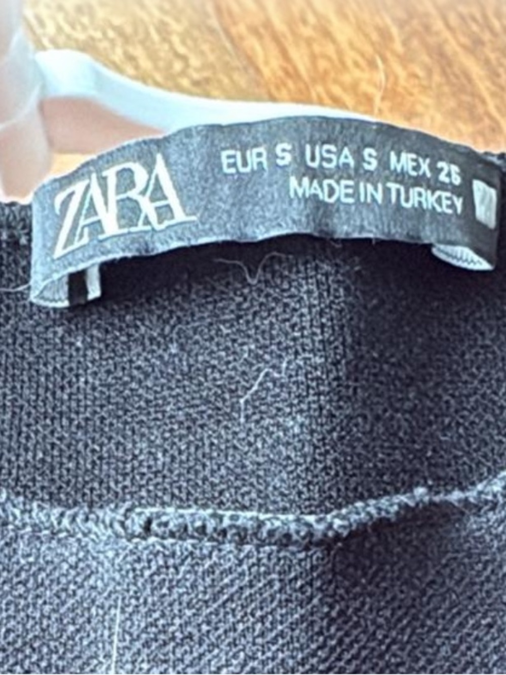 Zara Black Sleeveless Mini Sheath Dress - Picture 3 of 3